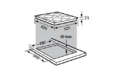 Bếp từ FAGOR IF 4AX