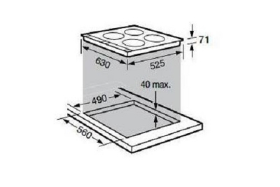 Bếp từ FAGOR IF LIGHT 40S
